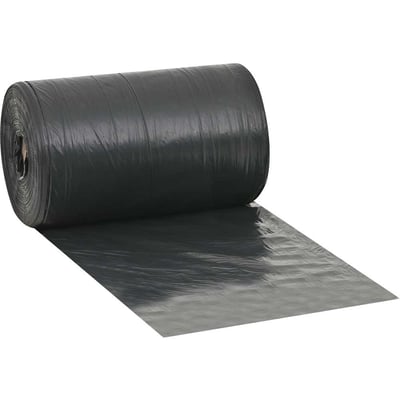 Lona plástica preta, 6 m x 50 m, 30 kg