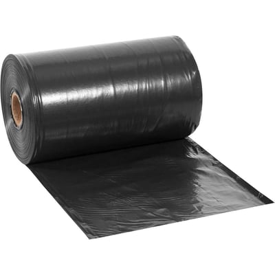 Lona plástica preta, 4 m x 110 m, 30 kg