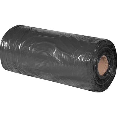 Lona plástica preta, 4 m x 100 m, 20 kg