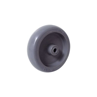 Roda 5", de borracha injetada, cinza, R 512 BP, RODCAR