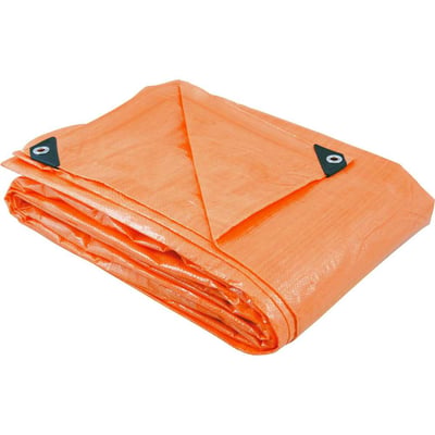 Lona de polietileno laranja 10 m x 4 m