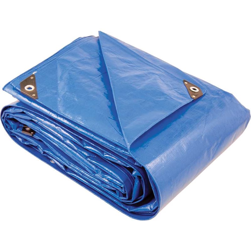 Lona reforçada de polietileno azul 11 m x 4 m, VONDER PLUS