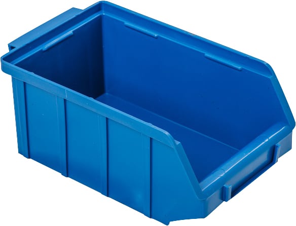 Gaveteiro plástico, nº 3, azul, 7,5 cm x 10,5 cm x 18,0 cm, NACIONAL