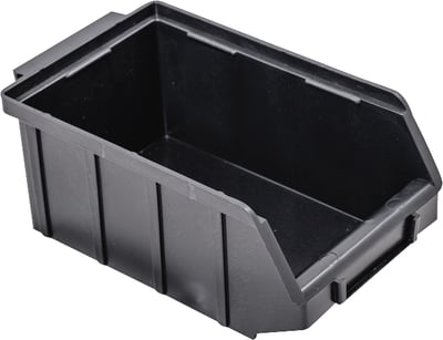 Gaveteiro plástico, nº 3, preto, 7,5 cm x 10,5 cm x 18,0 cm, NACIONAL