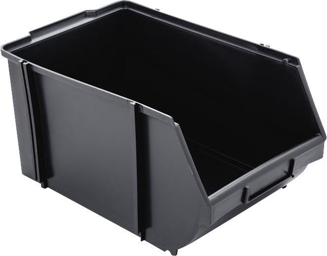 Gaveteiro plástico, nº 7, preto, 17,0 cm x 21,5 cm x 34,0 cm, NACIONAL