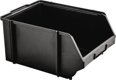 Gaveteiro plástico, nº 8, preto, 18,5 cm x 27,5 cm x 38,0 cm, NACIONAL