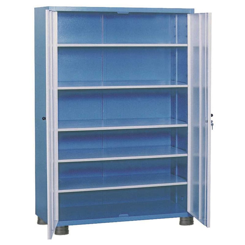 Armário para ferramentas, com portas de aço e 5 prateleiras reguláveis, AM-11