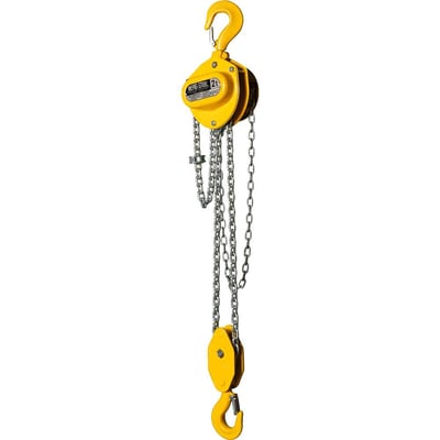 Talha manual, 2,0 toneladas (2 tf), elevação 10,0 m