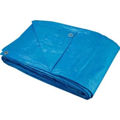 Lona de polietileno azul 6 m x 5 m, 100 micra, VONDER LEVE