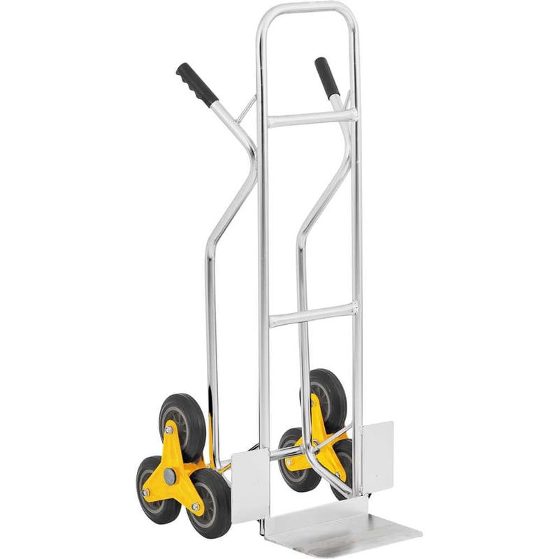 Carrinho para transporte de carga, 100 kgf, com 6 rodas de borracha, CCV 0100