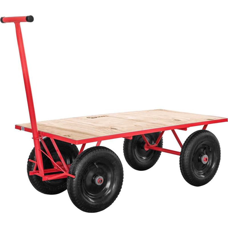 Carrinho plataforma de compensado, 300 kgf, desmontado