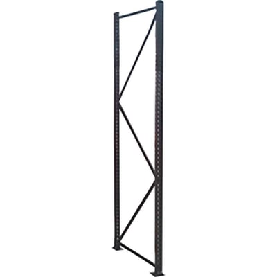 Coluna Lateral para mini porta-palete, 9 cm x 300 cm x 80 cm, em chapa de aço, cinza, 40368