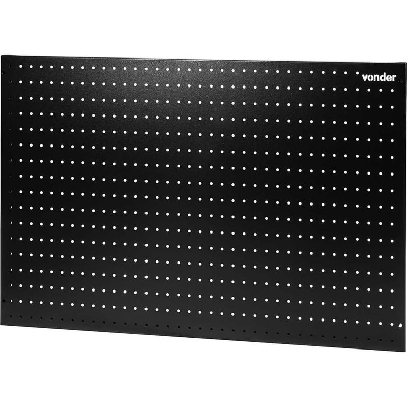 Painel porta-ferramentas metálico, 97 cm x 64 cm