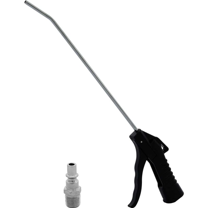 Bico de ar para limpeza, longo, 300 mm, com gatilho, rosca 1/4" NPT (fêmea), 2093