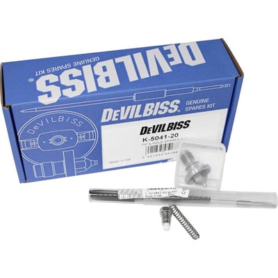 Kit bico 2,0 mm e agulha para pistolas de pintura FLG-515 de gravidade, K-5041-20