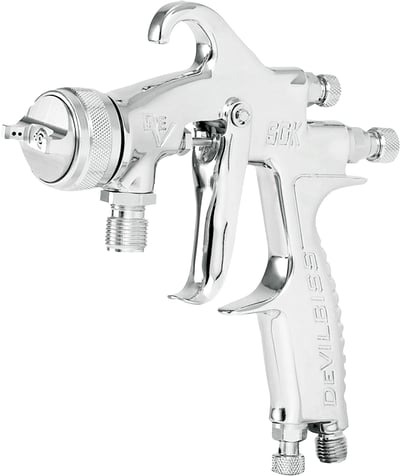 Pistola de pintura para tanque de pressão, SGK505-622, HVLP, 1.4 mm