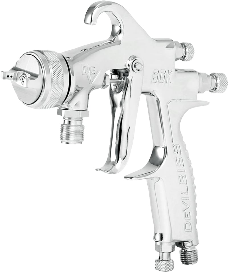Pistola de pintura para tanque de pressão, SGK505-622, HVLP, 1.4 mm