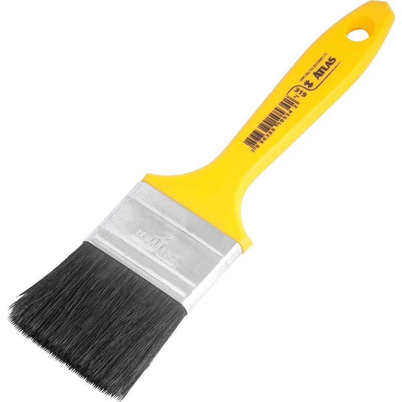 Pincel cerdas preta, 2" médio