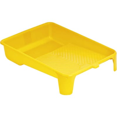 Bandeja plástica para pintura, amarela, para rolos de 23,0 cm