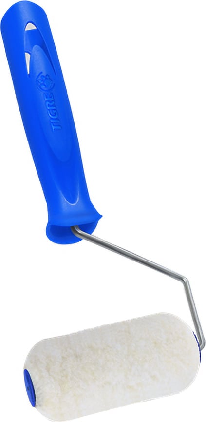 Rolo de pele de carneiro para pintura, 9 cm, com suporte, 1346-090