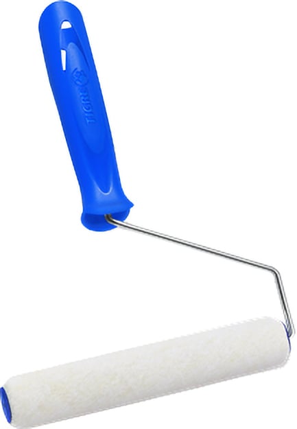 Rolo de lã de carneiro para pintura, 15 cm, com suporte, 1379-150