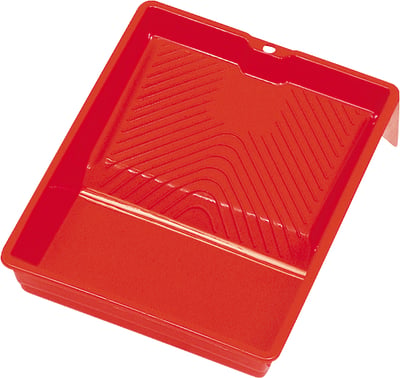 Bandeja polietileno para pintura, vermelha, para rolos de 15,0 cm