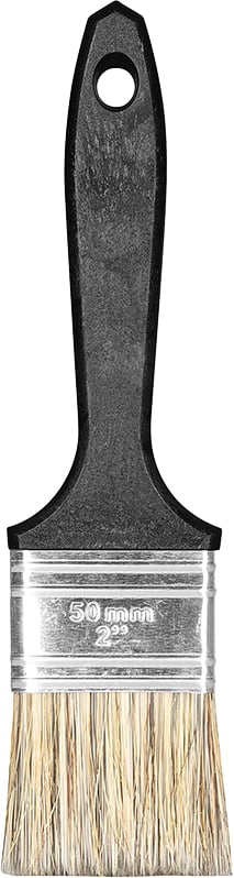Pincel 2", com cerdas gris, cabo preto, Batalha, 300/5