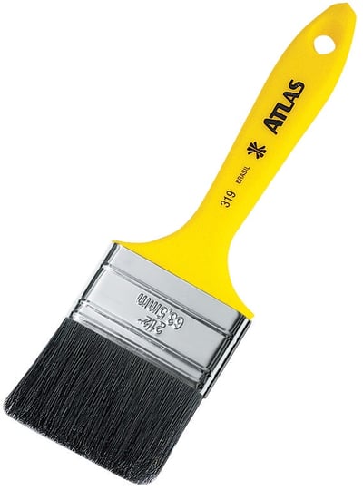 Pincel cerdas preta, 4" médio