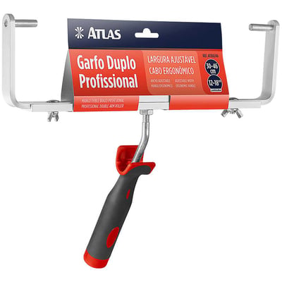 Suporte duplo para rolo de pintura 30 cm a 46 cm, AT360/46