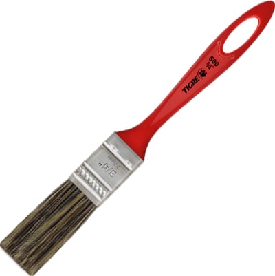 Pincel trincha simples 3/4", cerda gris