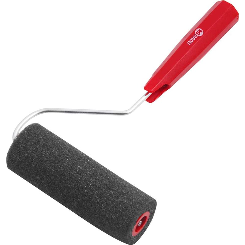 Rolo de espuma para pintura, 9 cm, com suporte