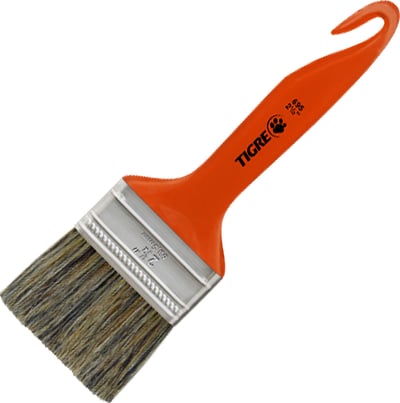 Pincel trincha média 2.1/2", cerda gris