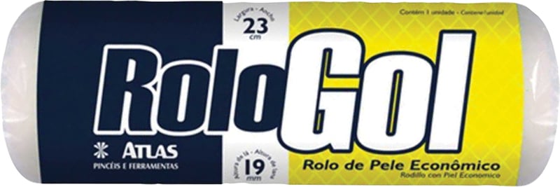 Rolo de lã de carneiro para pintura, 23 cm, sem cabo, 923/19