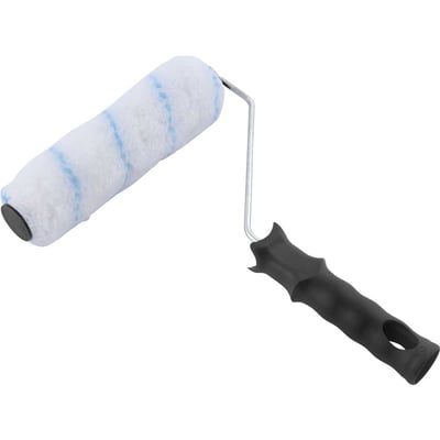 Rolo de lã para pintura, antirrespingo, 15 cm, com suporte, VD 959