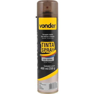 Tinta em spray grafite, com 400 ml