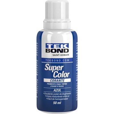 Corante líquido para tinta à base d'água, azul, 50 ml