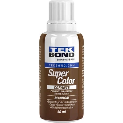 Corante líquido para tinta à base d'água, marrom, 50 ml