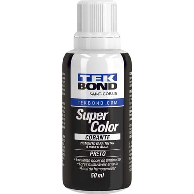 Corante líquido para tinta à base d'água, preto, 50 ml
