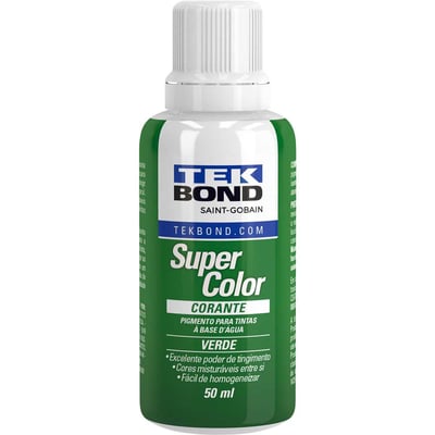 Corante líquido para tinta à base d'água, verde, 50 ml