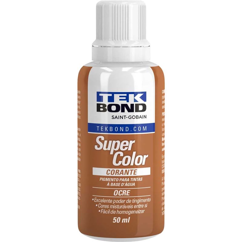 Corante líquido para tinta à base d'água, ocre, 50 ml