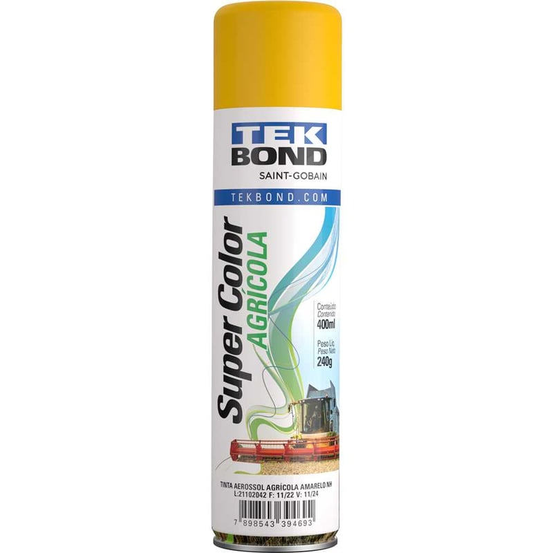 Tinta spray agrícola amarelo NH, 400 ml