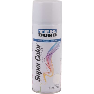 Tinta spray branco fosco, 350 ml