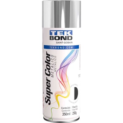 Tinta spray cromado metálico, 350 ml
