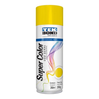 Tinta spray amarelo, 350 ml