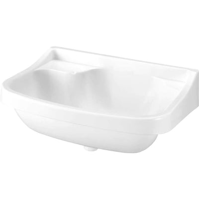 Lavatório pequeno branco, 36 cm x 26 cm, 822