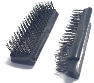 Escova manual sem cabo, com cepa de plástico