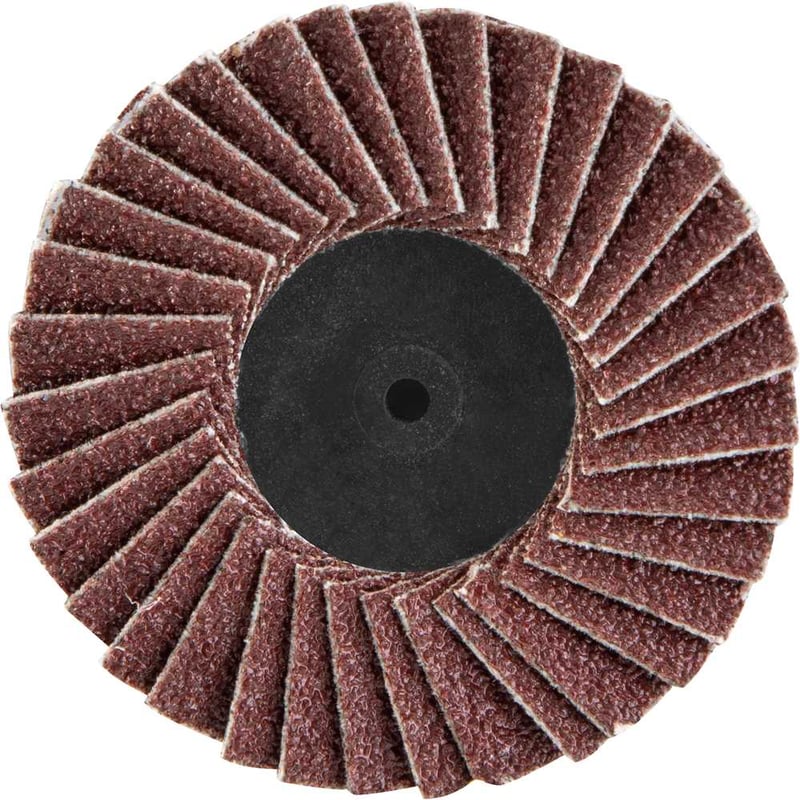 Flap-disc, disco de desbaste/acabamento, 2" - 50 mm, cerâmico grão 80, para sistema de encaixe rápido