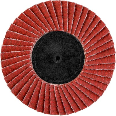 Flap-disc, disco de desbaste/acabamento, 3" - 75 mm, cerâmico grão 80, para sistema de encaixe rápido