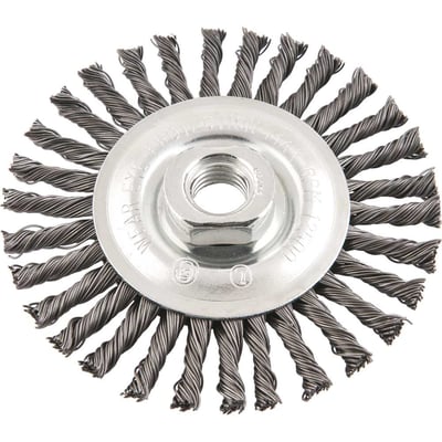 Escova circular 4.1/2" x 1/4", M14, torcida