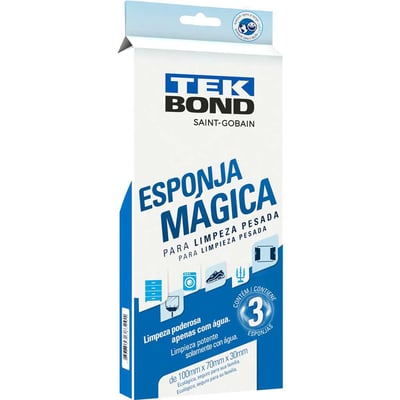 Esponja mágica para limpeza, com 3 peças